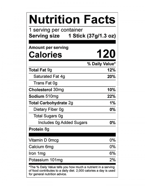 QCC Beef Stick - Native Blend - Image 2