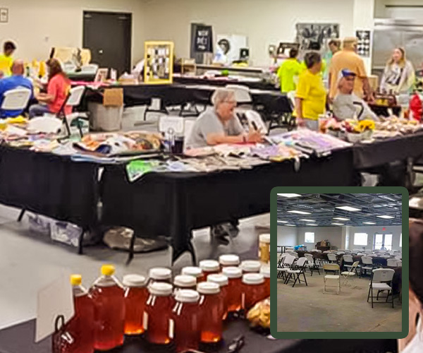 Quapaw Farmers Market Fresh Produce Display